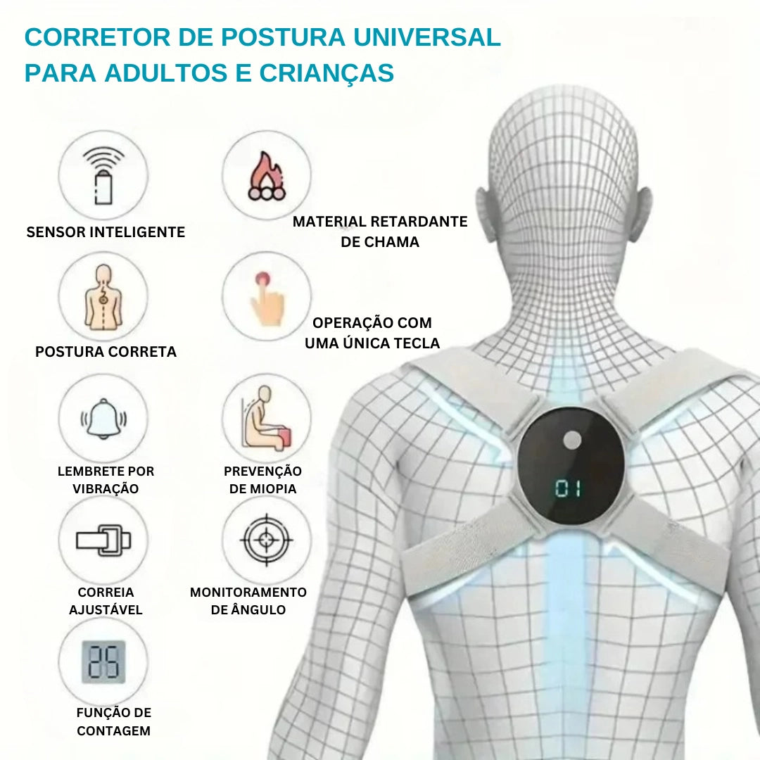 Corretor de Postura Inteligente - Lembrete Vibratório