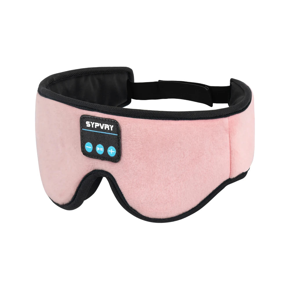 Máscara Sem Fio Bluetooth Sleep, 3D Eye Mask Headset, tampa ocular ajustável, fones de ouvido para dormir