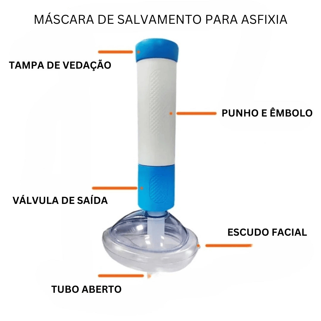 Dispositivo Anti Asfixia para Emergências - Adultos e Crianças